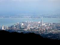 Blick vom Penang Hill