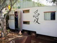 Unser Wohnwagen in Alice Springs